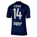 Paris Saint-Germain Desire Doue #14 Domácí Dres 2025-26 Krátkým Rukávem
